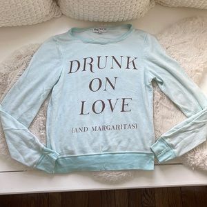 Wildfox Beach Jumper - Long Sleeve Shirt - Drunk on Love